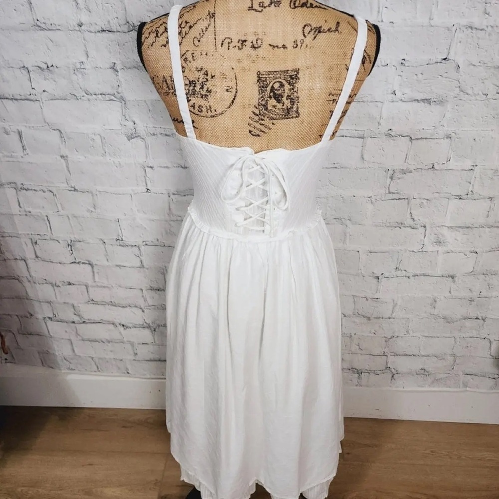 Commense Ruffle Hem Cami Plain Midi Dress - Picture 9 of 16